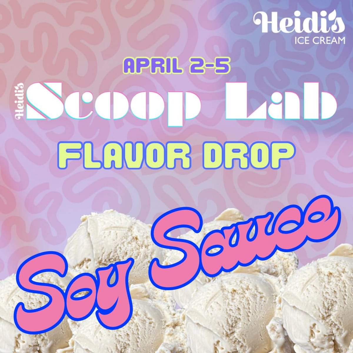 SCOOP LAB DROP #1 🧪🍦 SOY SAUCE. Sweet, salty, unexpected—and only at Heid...